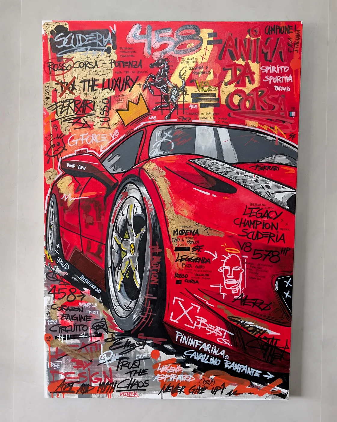 Anima da Corsa, painting by Gus Lima