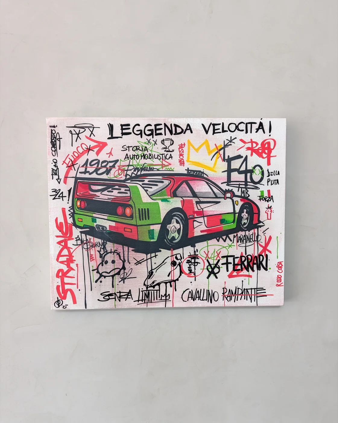 F40, pintura de Gus Lima