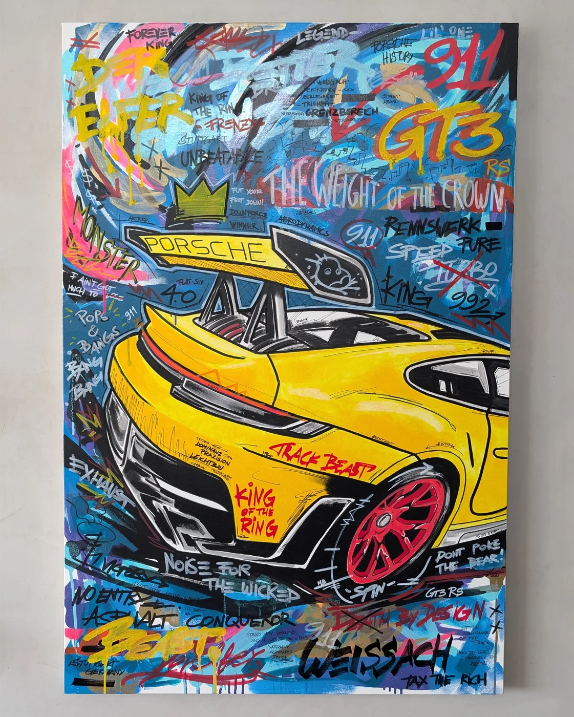 King of the Ring, pintura de Gus Lima