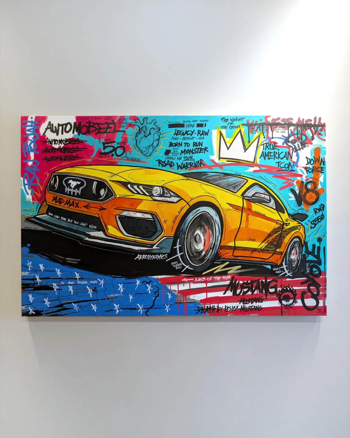 Mad Max, pintura de Gus Lima