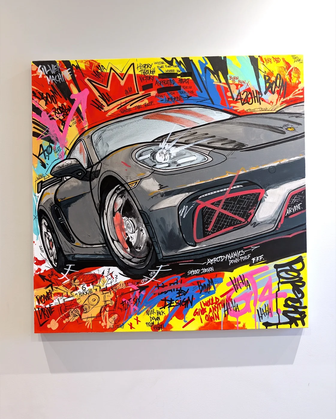 Silver Machine, pintura de Gus Lima